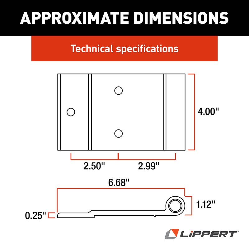 Lippert Components Replacement Hinge Bolt for RV Ramp Door - Image 2